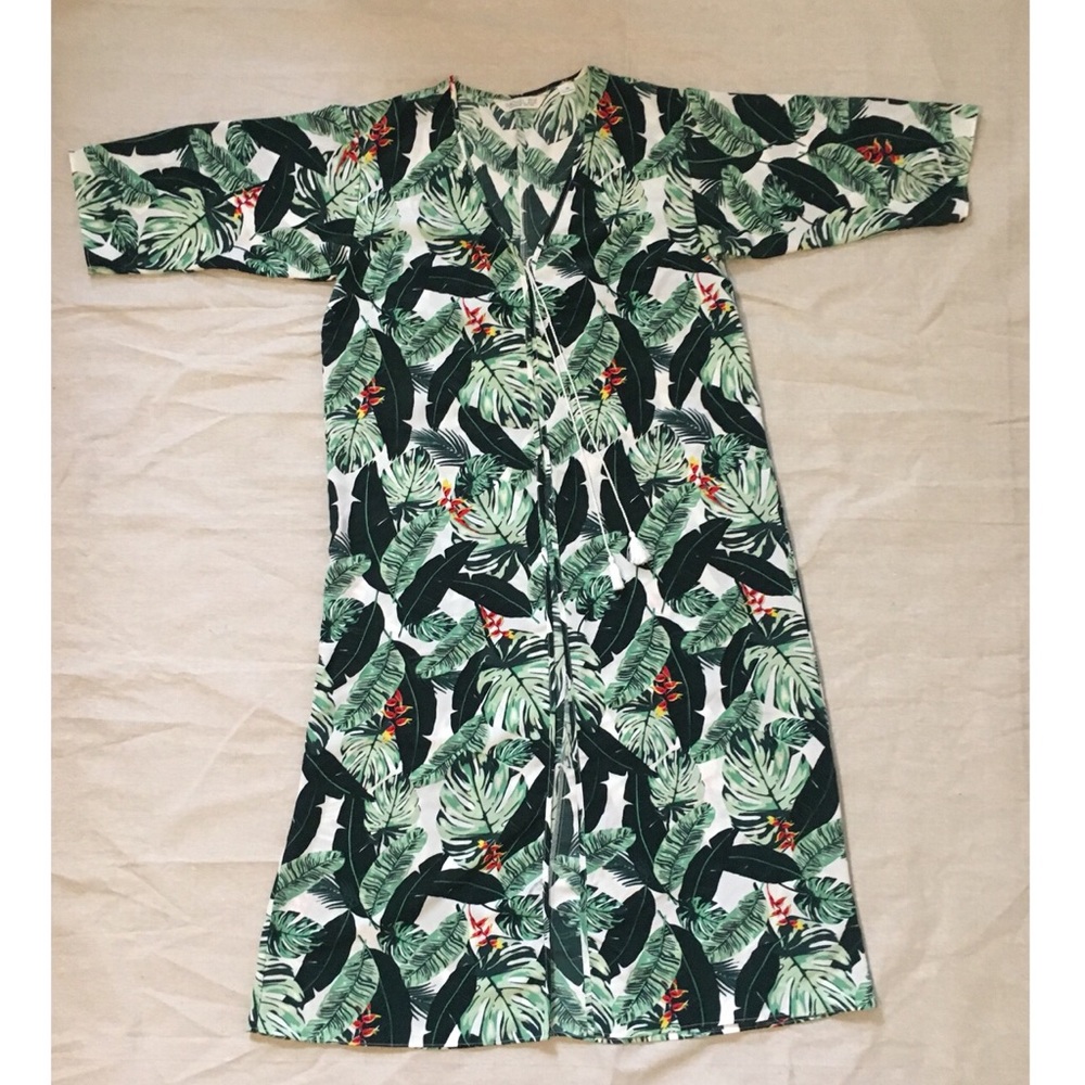 Pretty in Palm Duster